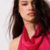 Rückenfreies Midi-Kleid mit Neckholder