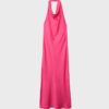 Rückenfreies Midi-Kleid mit Neckholder