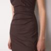 Ärmelloses Midi-Kleid aus Bengaline Ärmelloses Midi-Kleid aus Bengaline