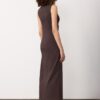 Ärmelloses Midi-Kleid aus Bengaline Ärmelloses Midi-Kleid aus Bengaline