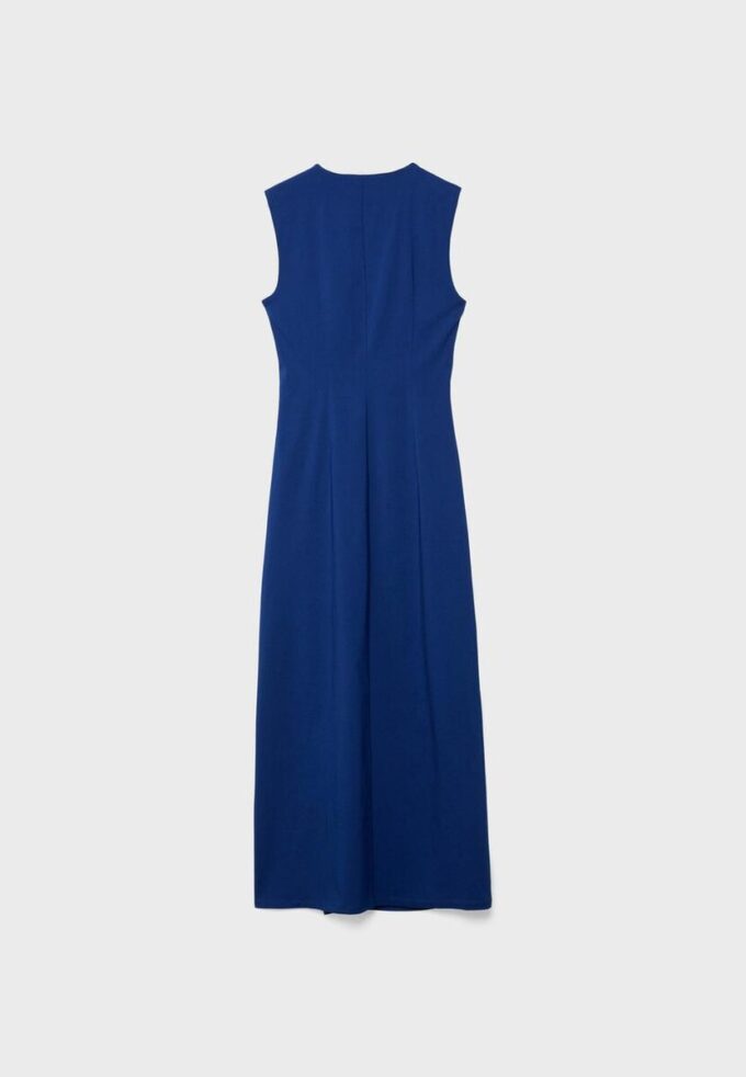 Ärmelloses Midi-Kleid aus Bengaline Ärmelloses Midi-Kleid aus Bengaline