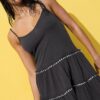 Rüschenkleid mit Nieten