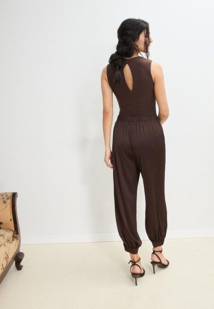 Satin-Halter-Jumpsuit Satin-Halter-Jumpsuit