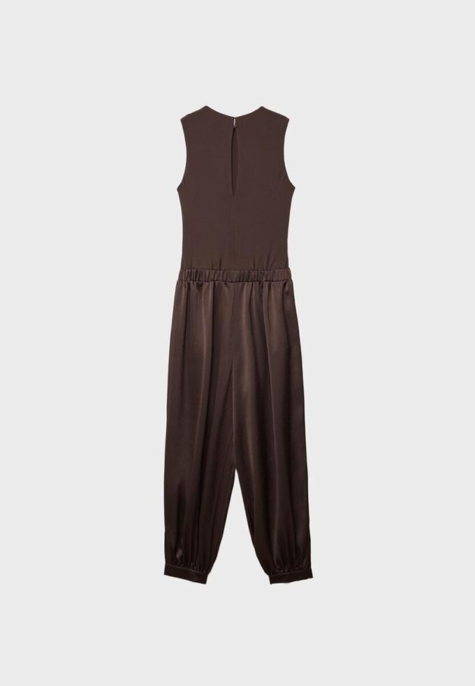 Satin-Halter-Jumpsuit Satin-Halter-Jumpsuit