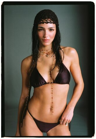 Satin-Triangel-Bikini-Oberteil Satin-Triangel-Bikini-Oberteil