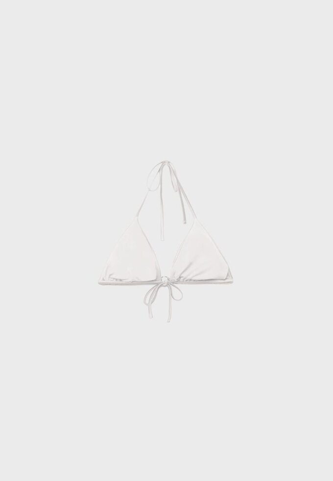 Satin-Triangel-Bikini-Oberteil Satin-Triangel-Bikini-Oberteil