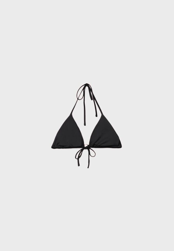 Satin-Triangel-Bikini-Oberteil Satin-Triangel-Bikini-Oberteil