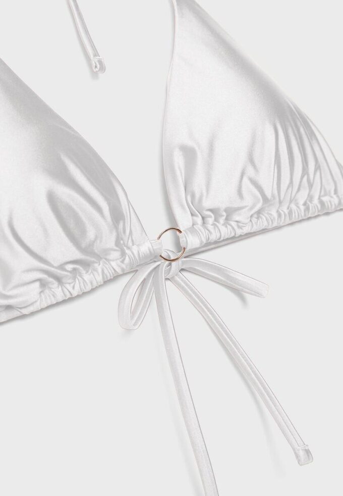 Satin-Triangel-Bikini-Oberteil Satin-Triangel-Bikini-Oberteil