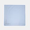 Schal mit diagonalen Streifen und Applikationen