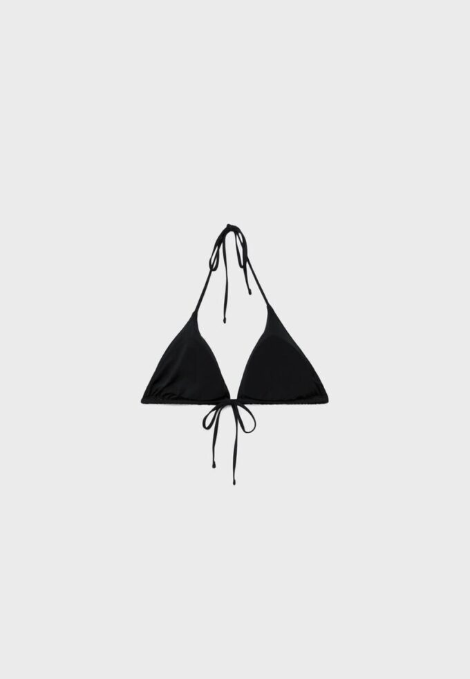 Schimmerndes Triangel-Bikini-Oberteil Schimmerndes Triangel-Bikini-Oberteil