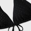 Schimmerndes Triangel-Bikini-Oberteil Schimmerndes Triangel-Bikini-Oberteil