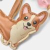 Schlüsselanhänger mit Corgi-Anhänger