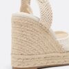 Schnürbare Jute-Plateau-Keilschuhe Schnürbare Jute-Plateau-Keilschuhe