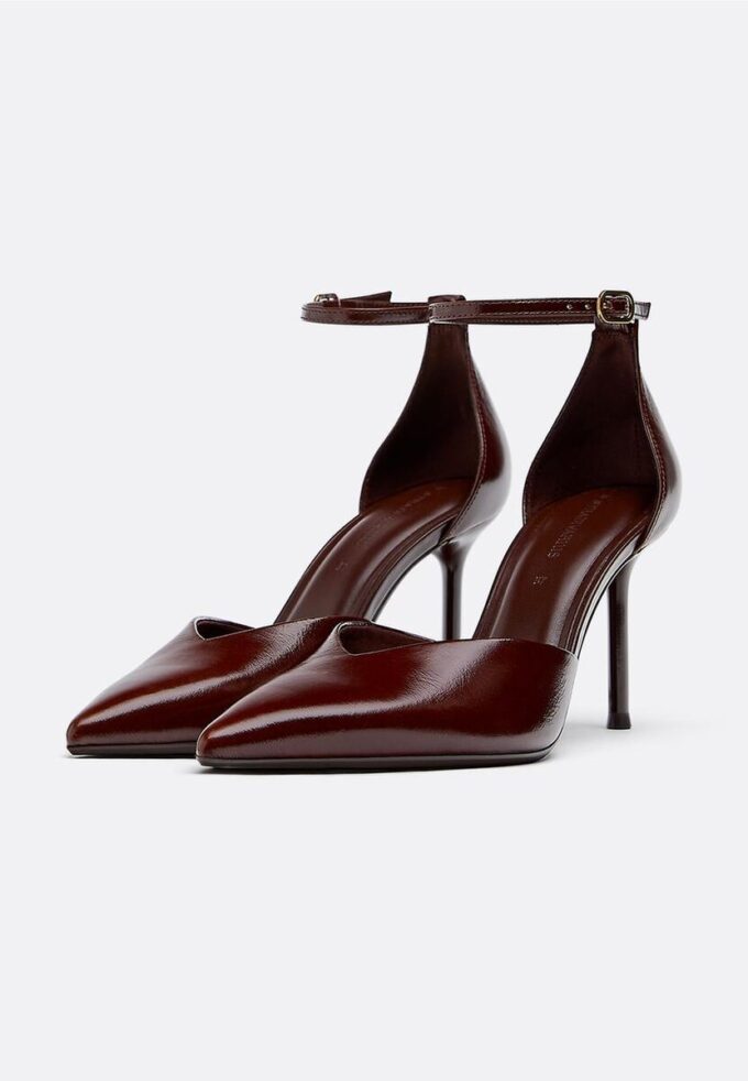Schuhe mit Lederabsatz