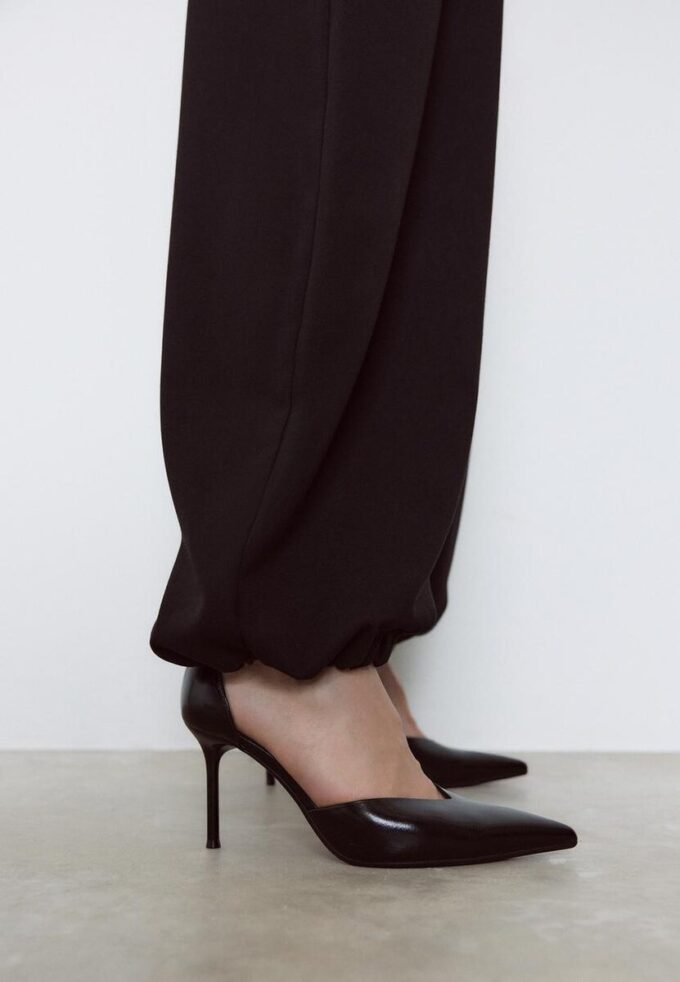 Schuhe mit Lederabsatz