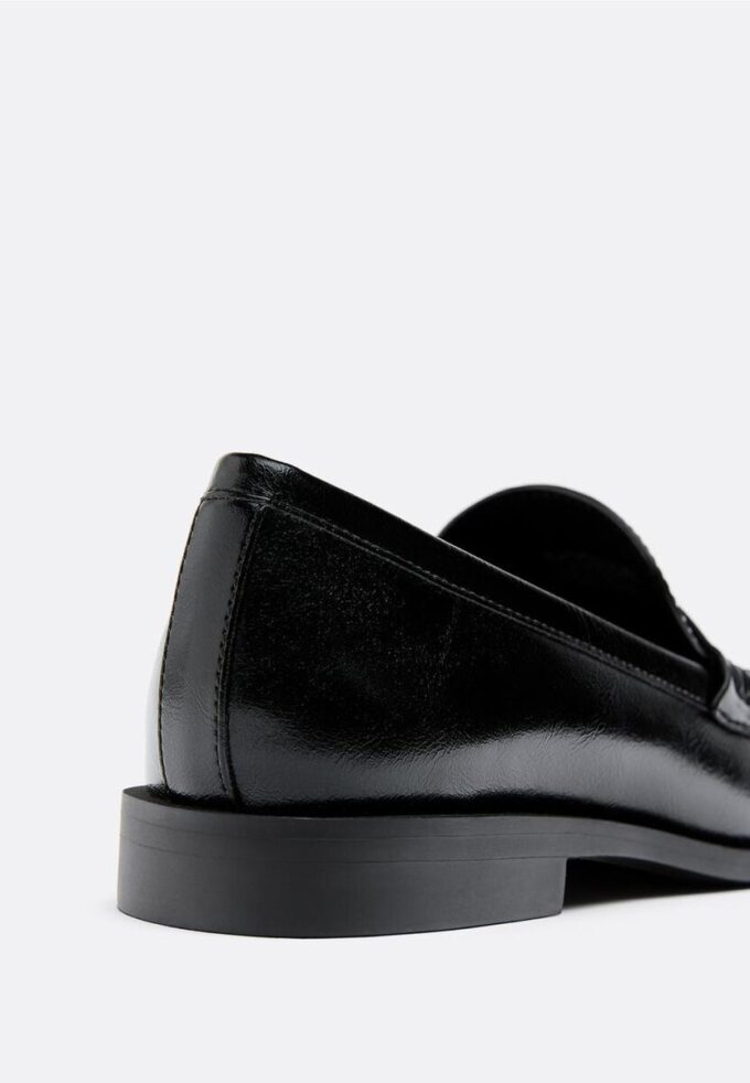 Schwarze Loafer in Lederoptik Schwarze Loafer in Lederoptik