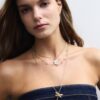 Set mit 3 Blumen- und Libellen-Halsketten