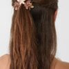 Set mit 6 Mini-Blumen-Haarspangen