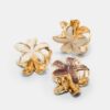 Set mit 6 Mini-Blumen-Haarspangen
