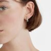 Set mit 9 Strass- und Perlen-Creolen