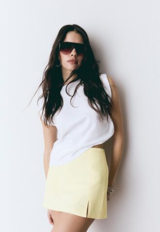 Skort mit Seitenschlitz