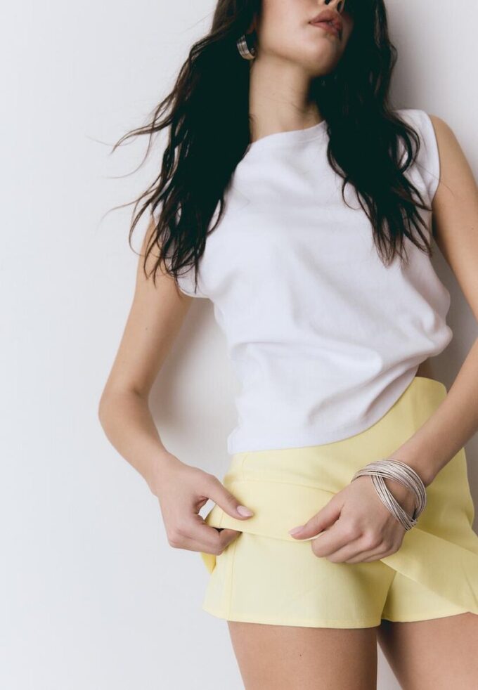 Skort mit Seitenschlitz Skort mit Seitenschlitz