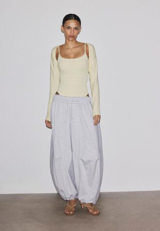 Slim-Fit-Bolero mit langen Ärmeln