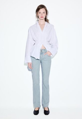 Slim-Fit-Jeans mit niedriger Leibhöhe