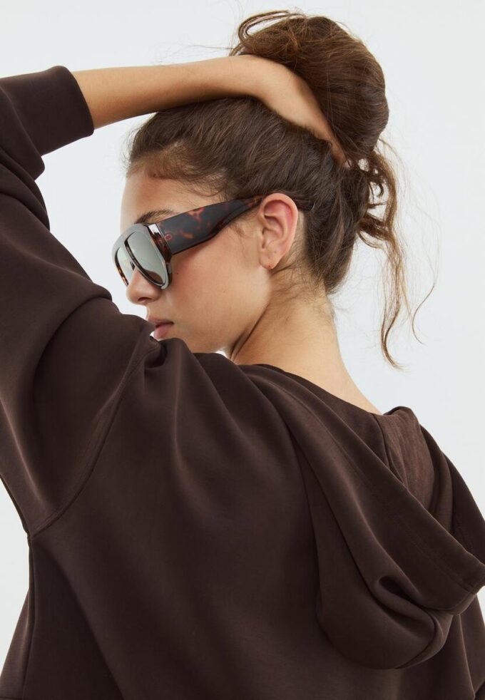 Soft-Feel-Sweatshirt mit Reißverschluss Soft-Feel-Sweatshirt mit Reißverschluss