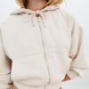 Soft-Feel-Sweatshirt mit Reißverschluss Soft-Feel-Sweatshirt mit Reißverschluss