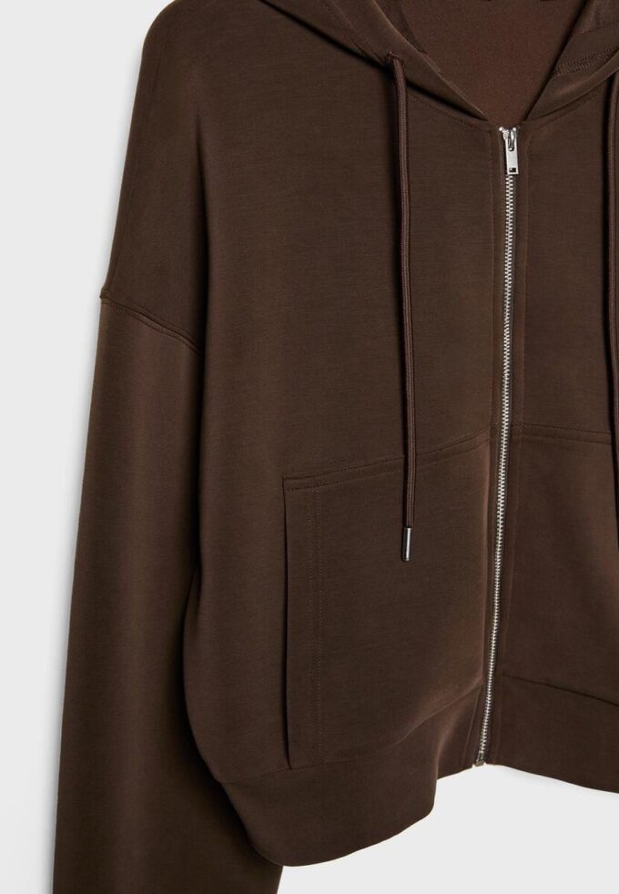 Soft-Feel-Sweatshirt mit Reißverschluss Soft-Feel-Sweatshirt mit Reißverschluss