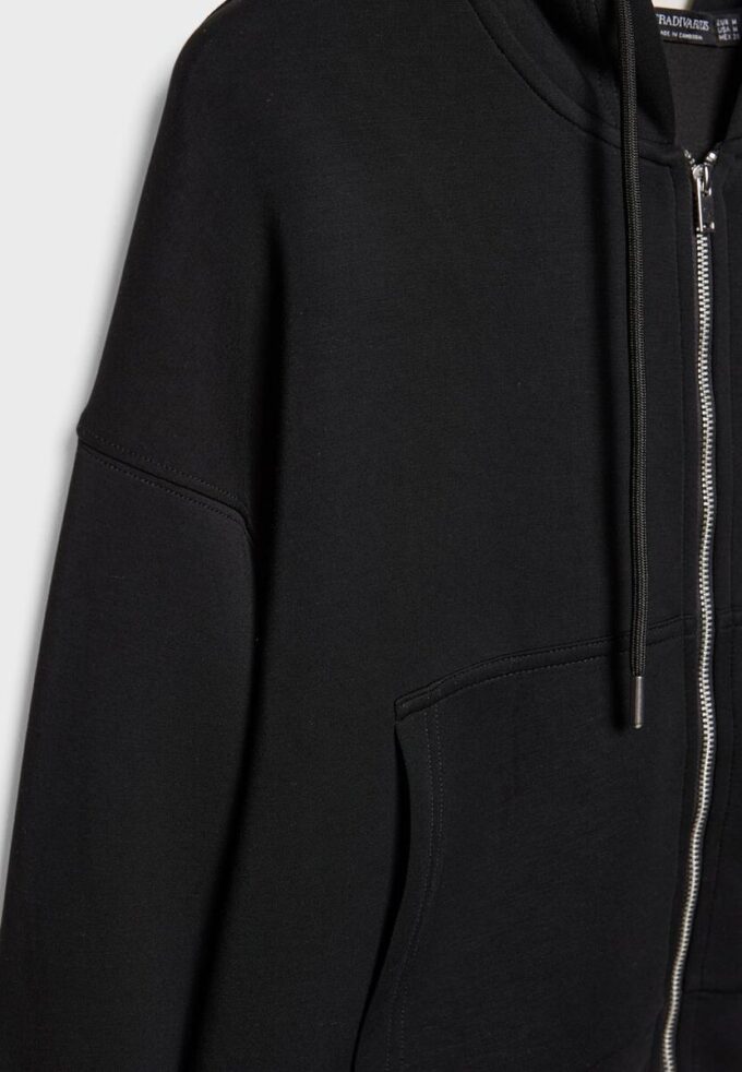 Soft-Feel-Sweatshirt mit Reißverschluss Soft-Feel-Sweatshirt mit Reißverschluss