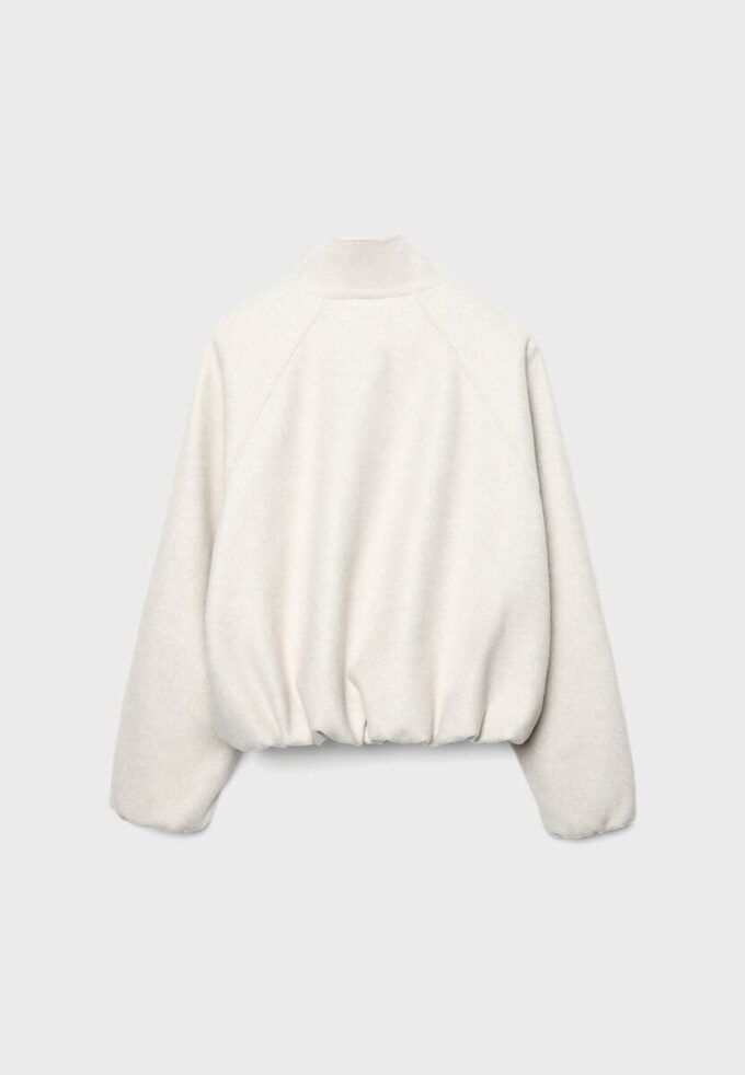 Soft Touch-Bomberjacke im Ballon-Stil Soft Touch-Bomberjacke im Ballon-Stil