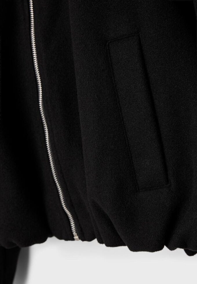 Soft Touch-Bomberjacke im Ballon-Stil Soft Touch-Bomberjacke im Ballon-Stil