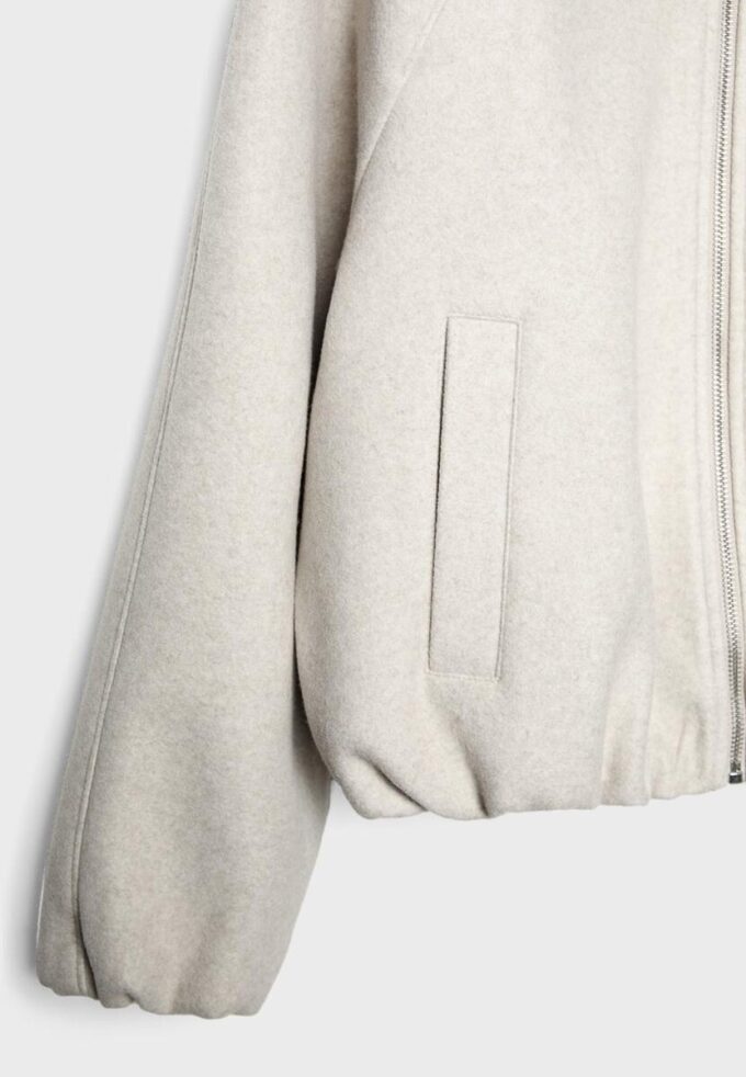 Soft Touch-Bomberjacke im Ballon-Stil Soft Touch-Bomberjacke im Ballon-Stil
