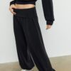 Soft Touch-Jogginghose im Ballon-Stil mit umgeschlagenem Bund Soft Touch-Jogginghose im Ballon-Stil mit umgeschlagenem Bund