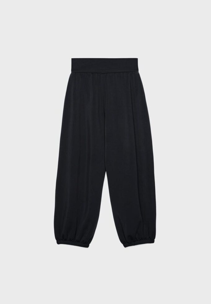 Soft Touch-Jogginghose im Ballon-Stil mit umgeschlagenem Bund Soft Touch-Jogginghose im Ballon-Stil mit umgeschlagenem Bund