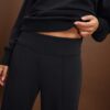 Soft Touch-Jogginghose mit geradem Bein und Biesen