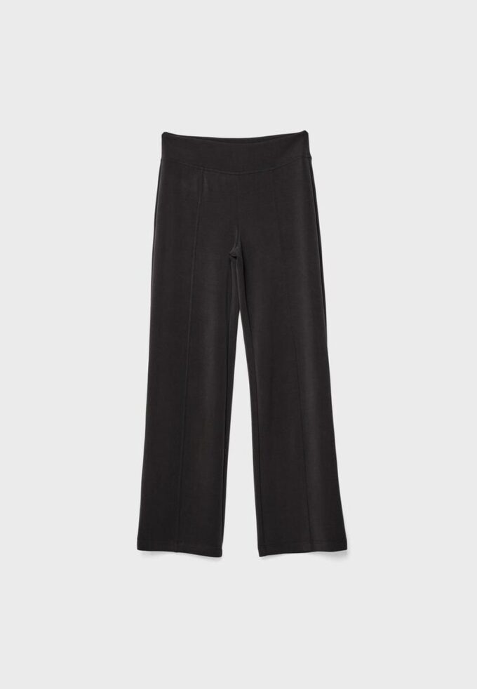 Soft Touch-Jogginghose mit geradem Bein und Biesen
