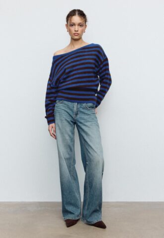 Soft Touch-Strickpullover mit U-Boot-Ausschnitt