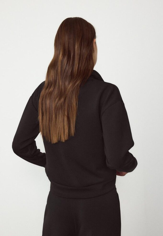 Soft Touch-Sweatshirt mit Reißverschluss Soft Touch-Sweatshirt mit Reißverschluss