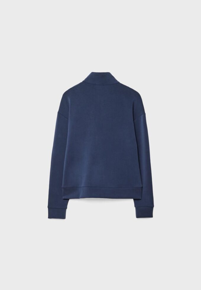 Soft Touch-Sweatshirt mit Reißverschluss Soft Touch-Sweatshirt mit Reißverschluss