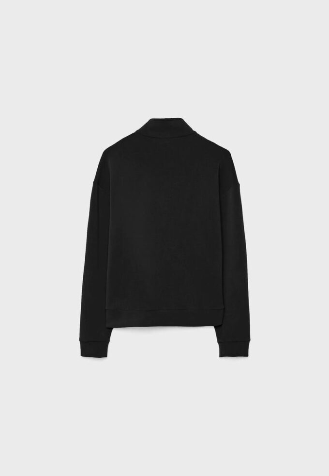 Soft Touch-Sweatshirt mit Reißverschluss Soft Touch-Sweatshirt mit Reißverschluss