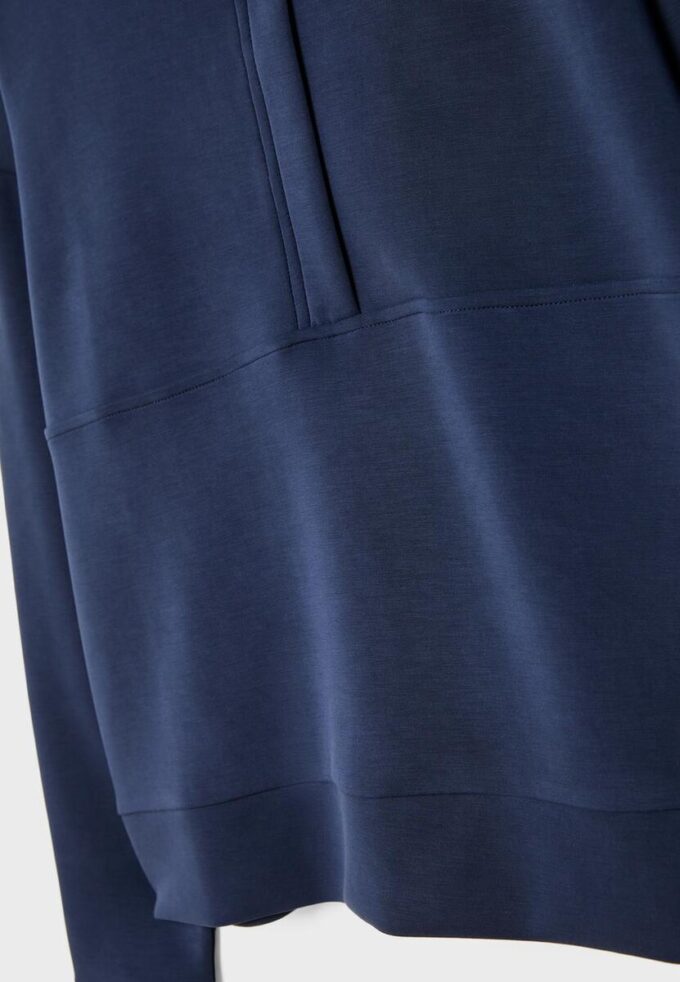Soft Touch-Sweatshirt mit Reißverschluss Soft Touch-Sweatshirt mit Reißverschluss