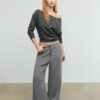 Soft Touch-Sweatshirt mit schulterfreiem Ausschnitt Soft Touch-Sweatshirt mit schulterfreiem Ausschnitt