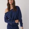 Soft Touch-Sweatshirt mit schulterfreiem Ausschnitt Soft Touch-Sweatshirt mit schulterfreiem Ausschnitt