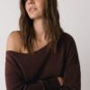 Soft Touch-Sweatshirt mit schulterfreiem Ausschnitt Soft Touch-Sweatshirt mit schulterfreiem Ausschnitt