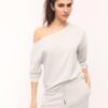 Soft Touch-Sweatshirt mit schulterfreiem Ausschnitt Soft Touch-Sweatshirt mit schulterfreiem Ausschnitt