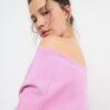 Soft Touch-Sweatshirt mit schulterfreiem Ausschnitt Soft Touch-Sweatshirt mit schulterfreiem Ausschnitt