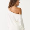 Soft Touch-Sweatshirt mit schulterfreiem Ausschnitt Soft Touch-Sweatshirt mit schulterfreiem Ausschnitt